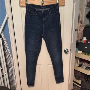Old Navy Women's Skinny Jeans - Dark Blue